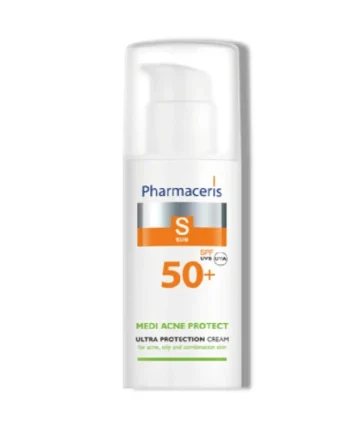 Pharmaceris   Ultra Solbeskyttende Ansigtscreme  For Urenhud Spf 50  50ml