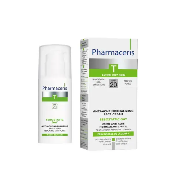 Pharmaceris Sebostatic Day Normaliserende Og Matterende Anti-akne Dagcreme Spf 20 50ml