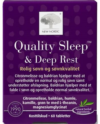 Quality Sleep Deep Rest 60 Tabletter