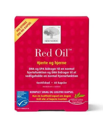 Red Oil Omega-  Krill Olie 60 Kapsler
