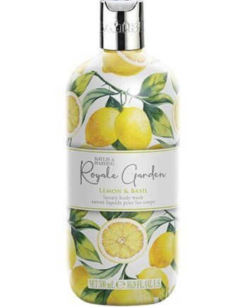 Royale Garden Lemon   Basil Body Wash 500 Ml