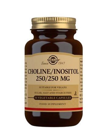 Solgar Choline Inositol 250 250 Mg  50 Kap 52g