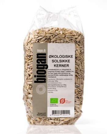 Solsikkekerner økologiske 500 Gram