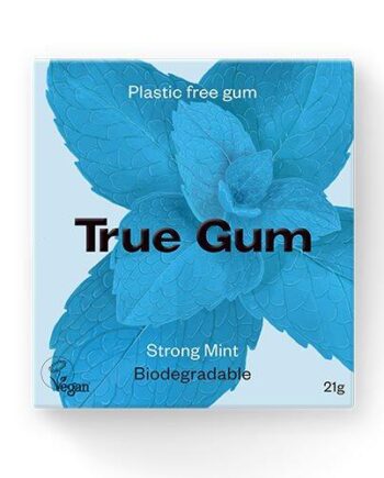 True Gum Tyggegummi Strong Mint  21g