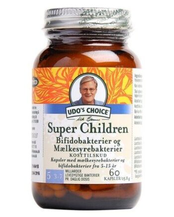 Udo   Probiotics Super Children 60 Kapsler
