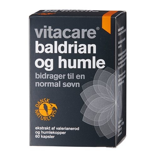 Vitacare Baldrian Og Humle 60 Kapsler