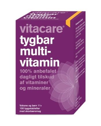 Vitacare Tygbar Multivitamin Til Voksne  11  100 Tabl