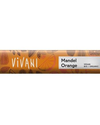 Vivani Mandel Orange Bar økologisk 35 Gram