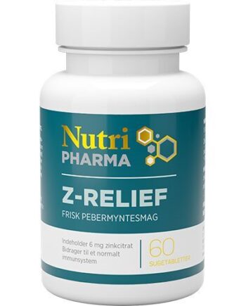 -relief Sugetabletter Frisk Pebermyntesmag 60 Tabletter
