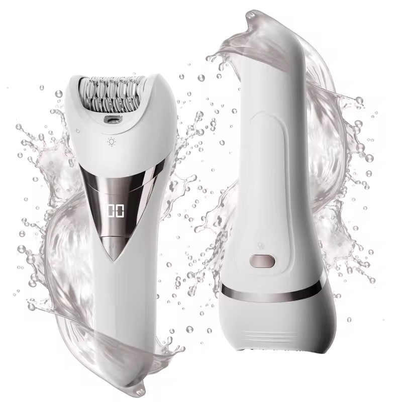 - -   Vandtæt Epilator   Ladyshaver Med Led-lys