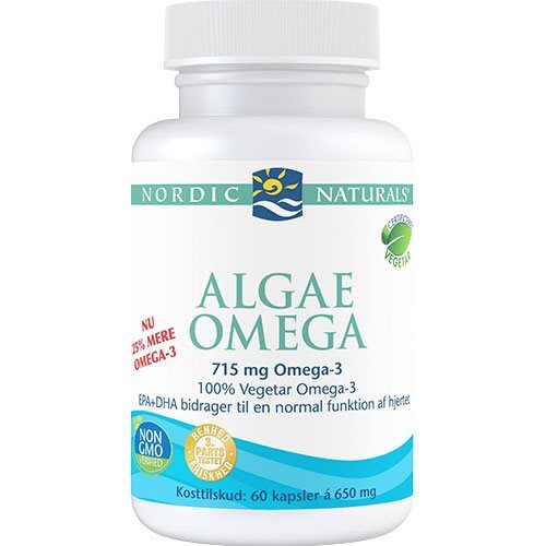 Algae Omega   Nordic Naturals 60 Kapsler