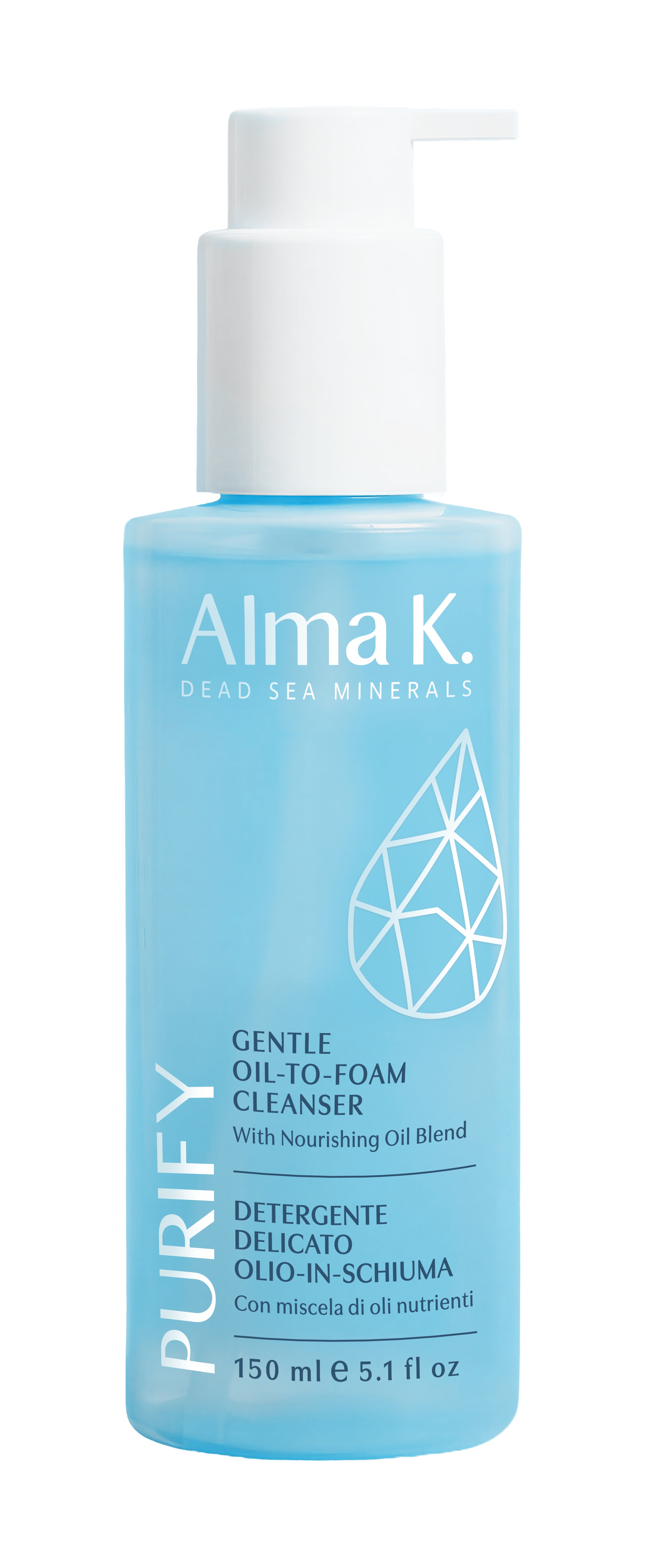 Alma   Purify Gentle Oil -to- Foam  Cleanser 150 Ml
