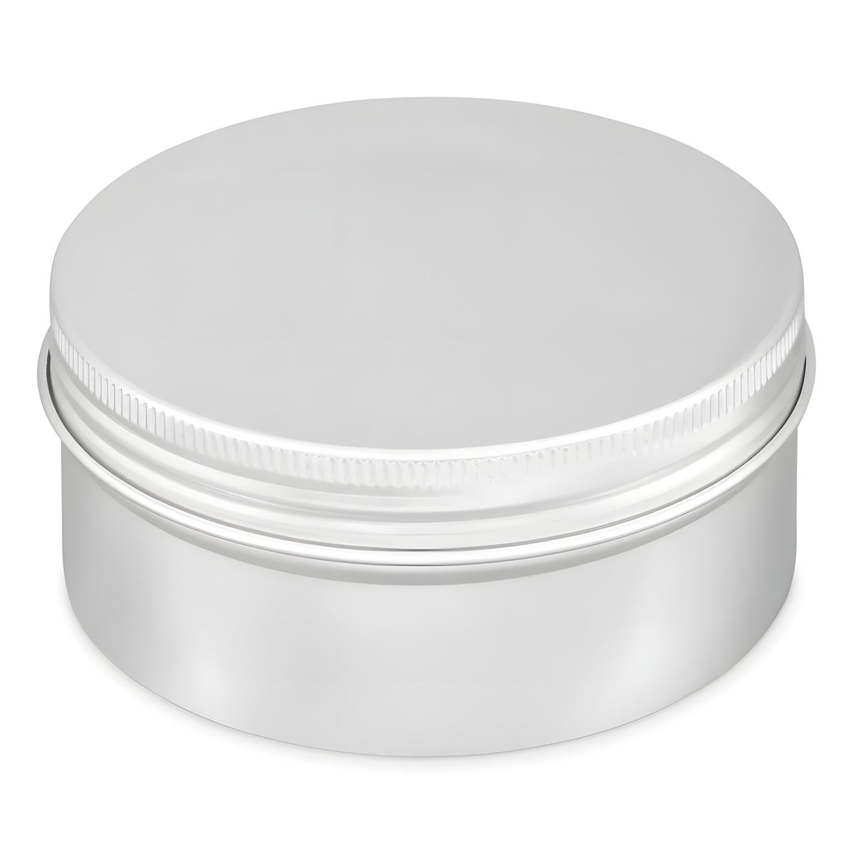 Aluminium Bøtte 350 Ml Skumgummipude   Låg  Lakeret For Beskyttelse  Diameter 108 Mm  Højde 45 Mm Hedenhus