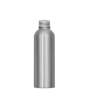 Aluminium Flaske 150 Ml Med Låg  Letvægts  Lakbelagt Hedenhus Til Væsker  Olier  Parfume  Tæt Lukning  143 Mm Høj