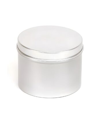 Aluminiumdåse 50 Ml Med Låg Letvægtsbeholder  Lakeret Indvendigt  Diameter 35 Mm  Højde 50 Mm Hedenhus
