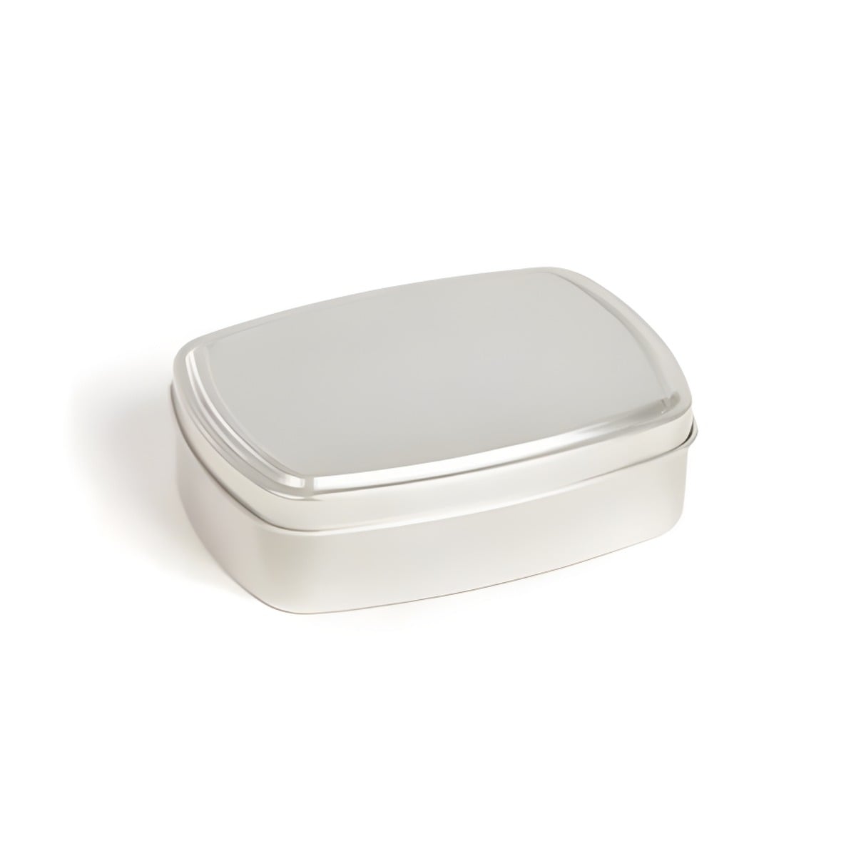 Aluminiumsæske Med Låg 150 Ml Rektangulær Letvægts Lakeret Indvendig 98x72x29 Mm Hedenhus Velegnet Til Cremer Salver