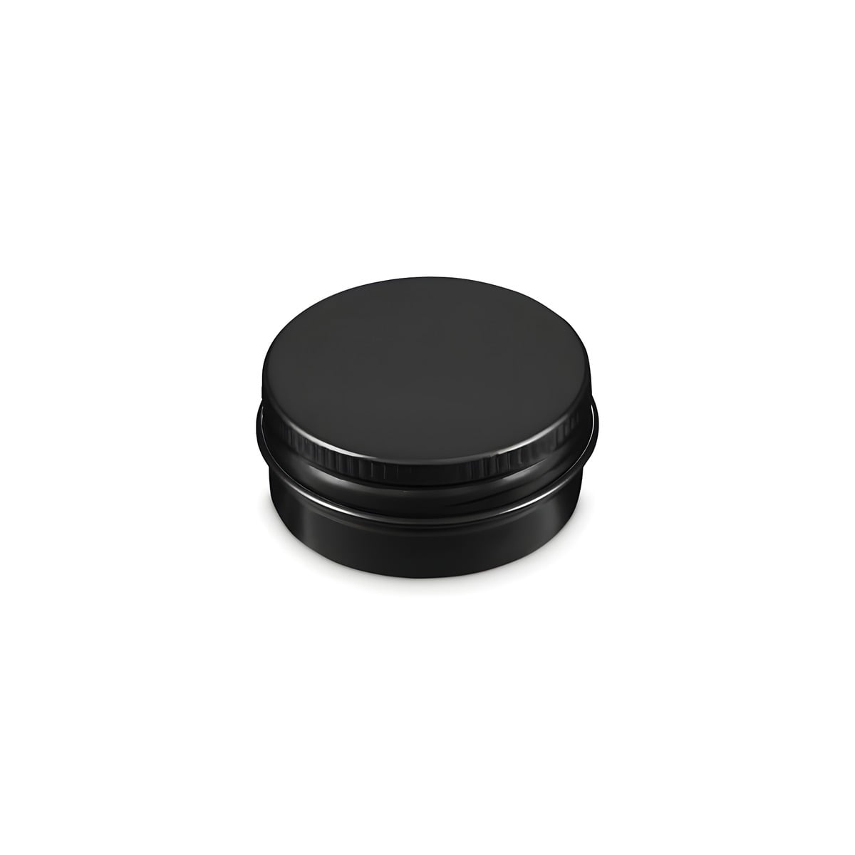 Aluminiumsbøtte 15 Ml Sort Med Skumplade   Låg  Lakeret Indvendig Hedenhus Tæt Lukning  ø41 Mm  H17 Mm