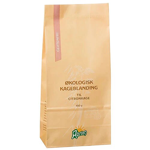 Aurion Citronkageblanding Glutenfri øko  450 Gram