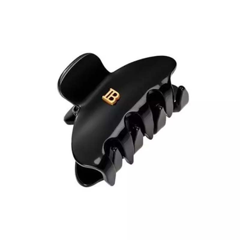Balmain Cellulose Acetate Pince Cheveux Small Black