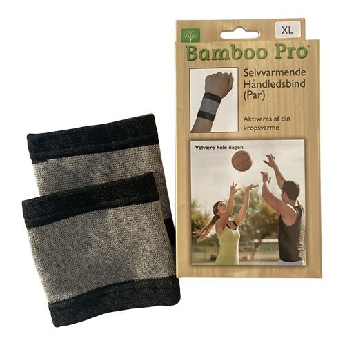 Bamboo Pro Håndledsbind Selvvarmende Str