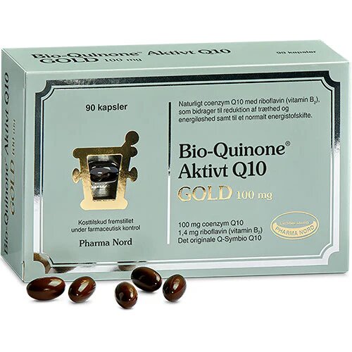 Bio-quinone Aktivt Q10 Gold 100 Mg