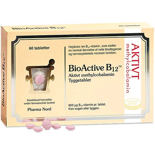 Bioactive B12 60 Tabletter