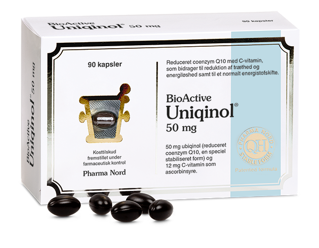 Bioactive Uniqinol 50 Mg 90 Kapsler