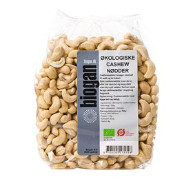 Biogan Cashewnødder Bull 750g