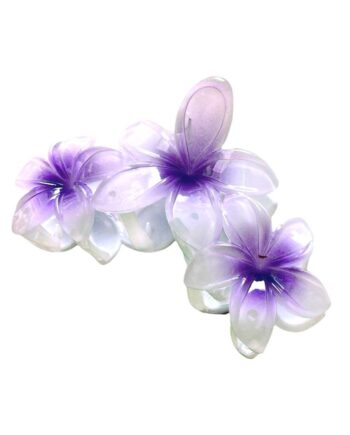 Blomster Hårklemme Lavender Stor