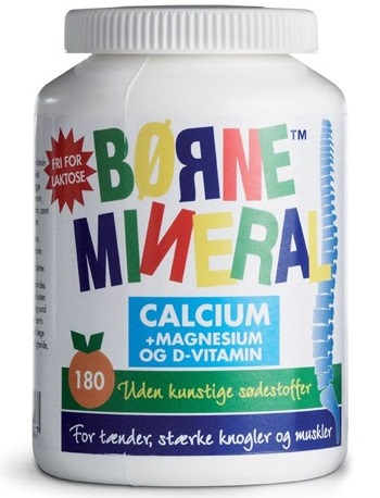 Børnemineral    Appelsin  180tab