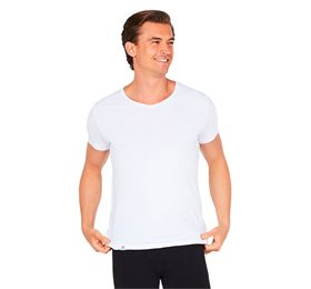 Boody  -shirt Herre  -hals Hvid Str     Bull  1stk