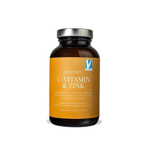 -vitamin Og Zink Nordbo 100 Kapsler