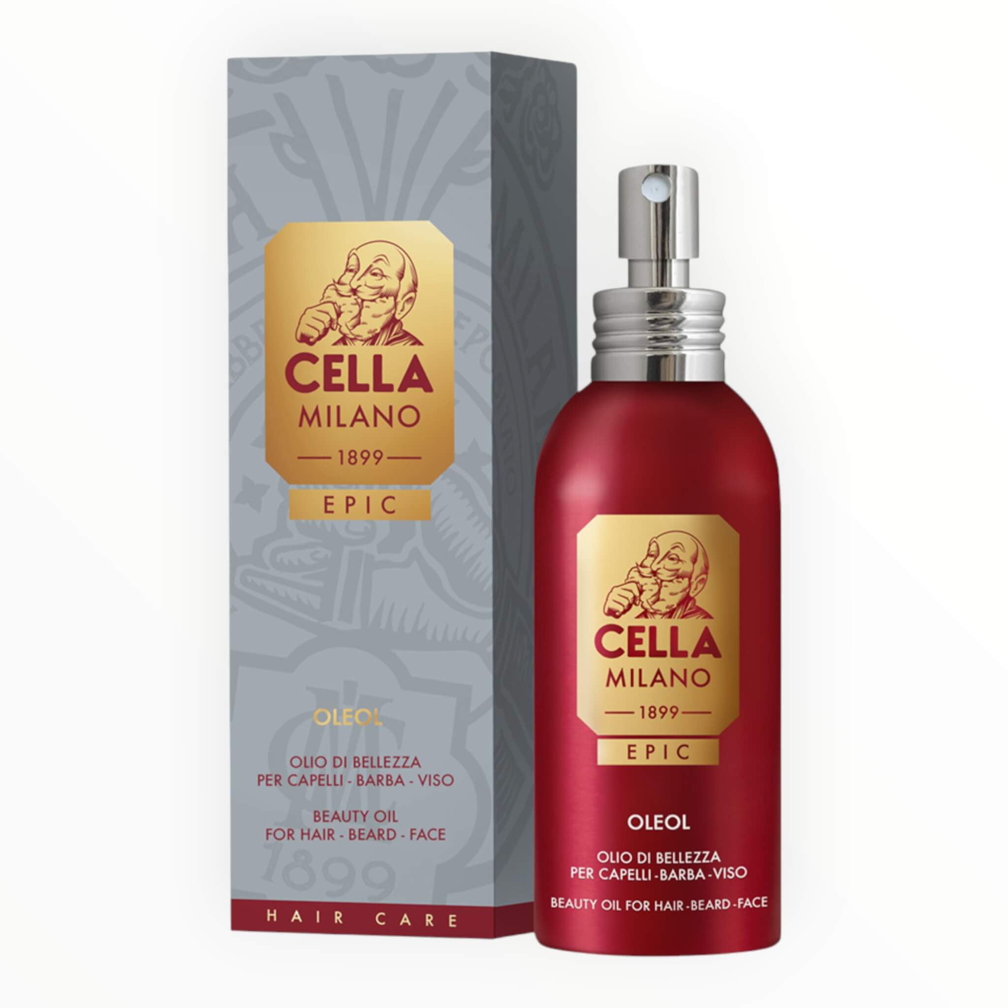 Cella Milano Epic Beauty Oil Hair Beard Face 50 Ml