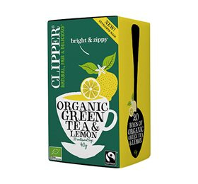 Clipper Grøn Te Citron Te 20br