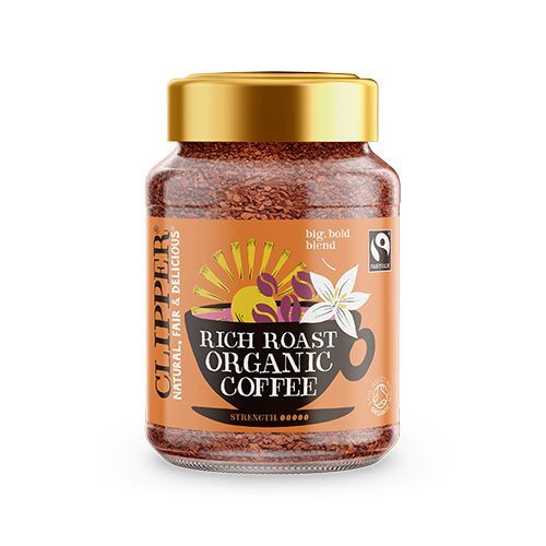 Clipper Instant Kaffe Rich Roast 100g