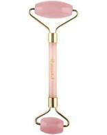 Coohé Jade Facial Massage Roller Rosa Quartz Double Head Pink