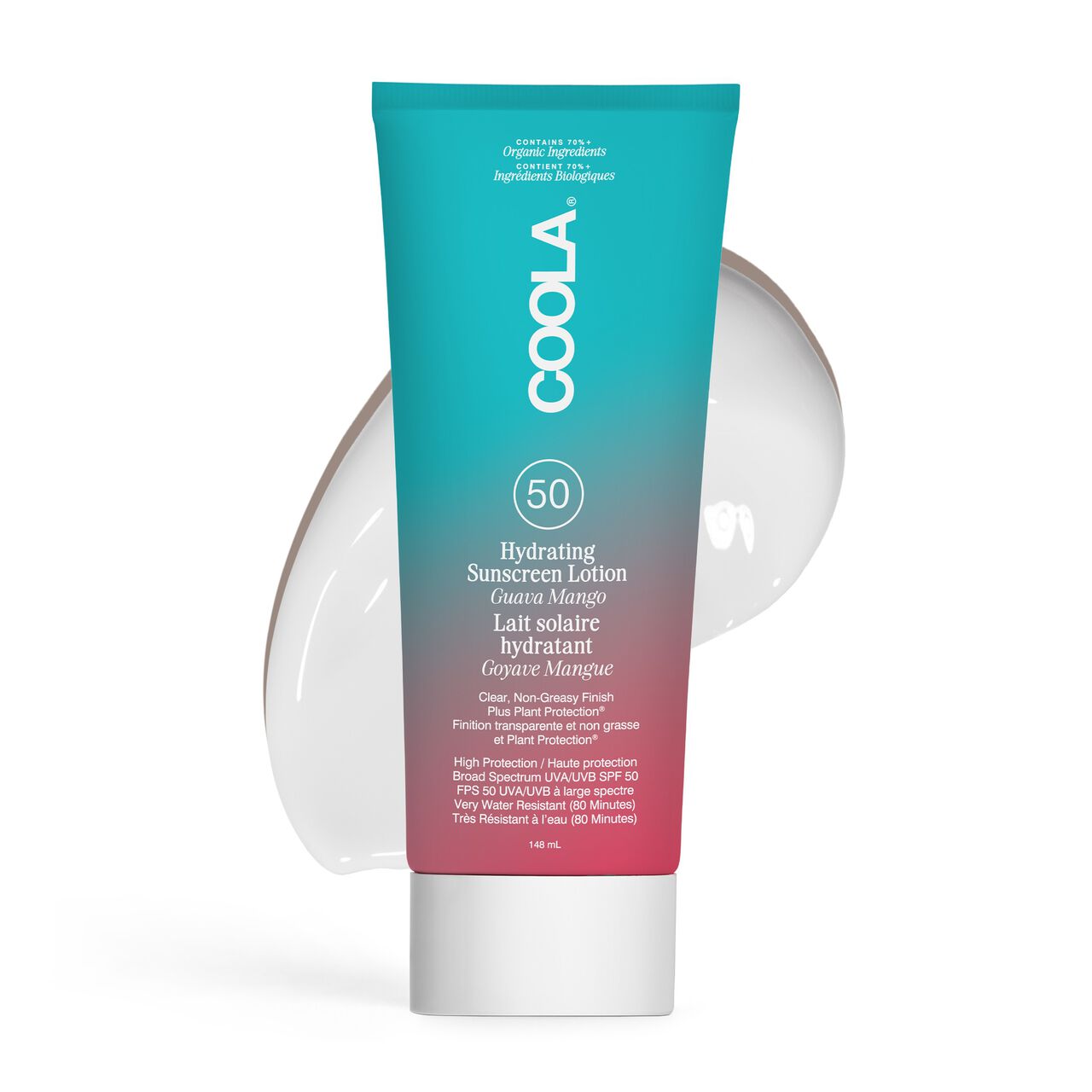 Coola Hydrating Sunscreen Lotion Guava Mango Spf50 148ml