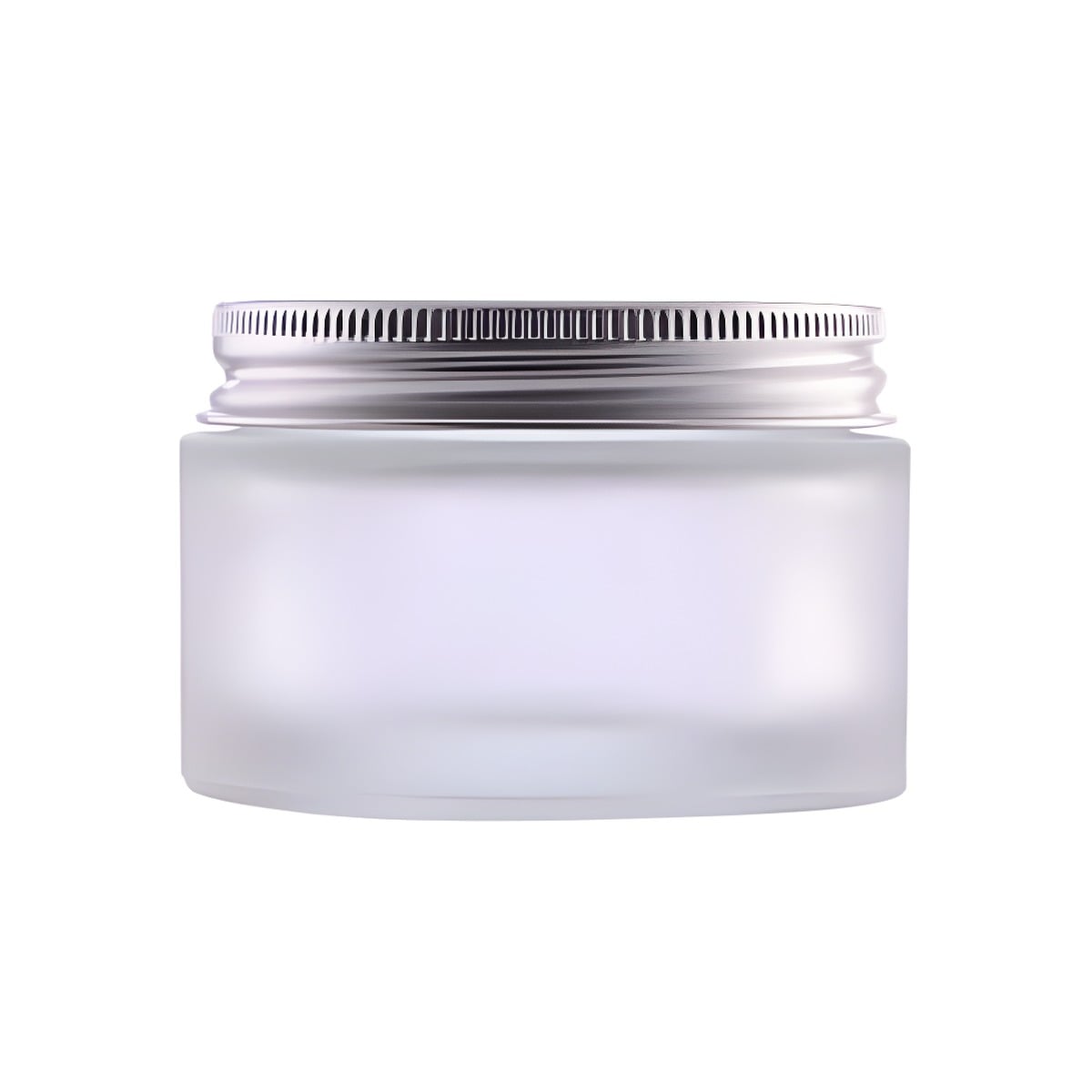 Cremebøtte   Mat Glas 50 Ml Med Aluminium Låg  Skumpude Hedenhus Tæt Lukning  Giftfri  Genanvendelig  Letvægts