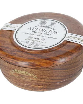 Harris   Co  Ltd Arlington Barbersæbe   Mahogni Træskål  100 Gr