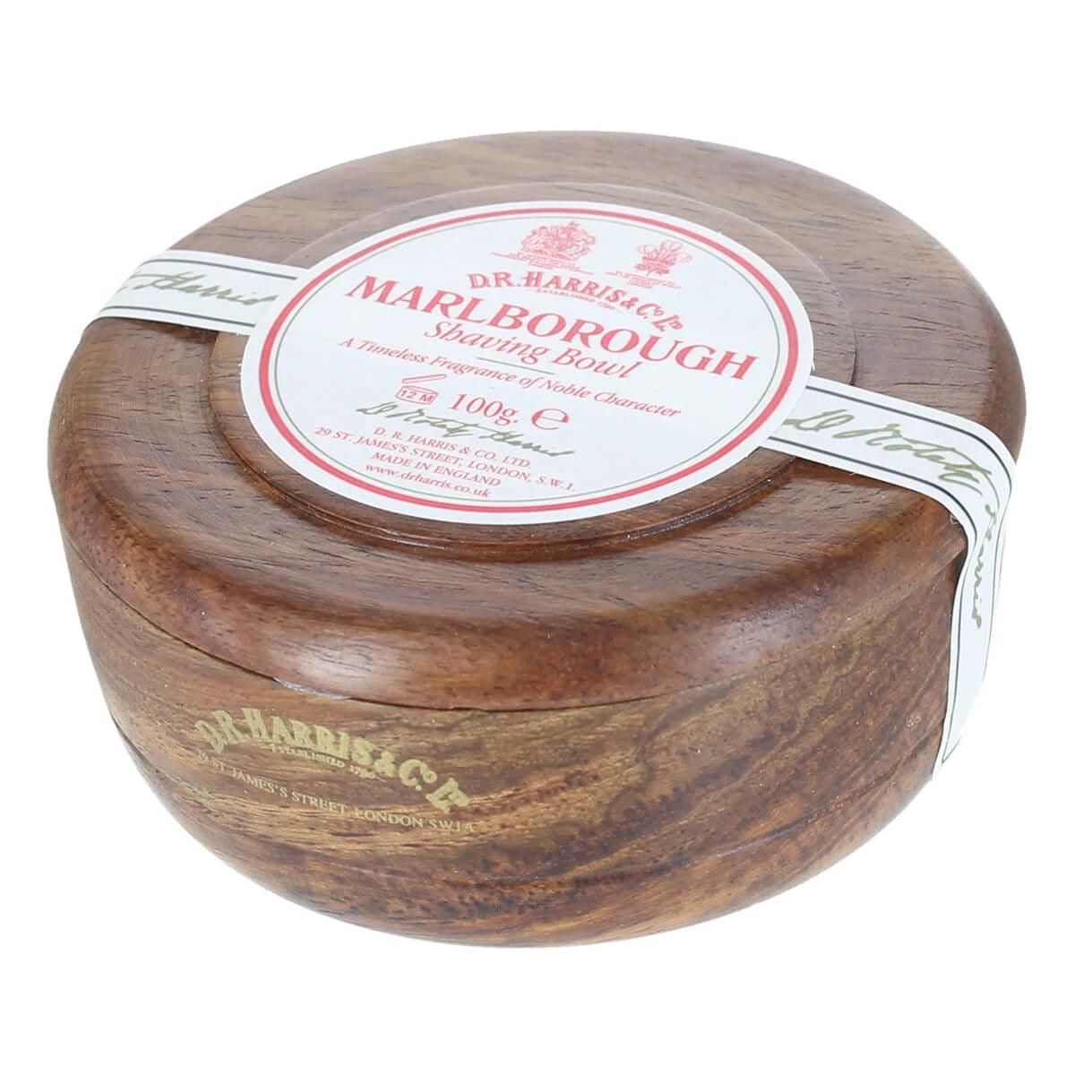 Harris   Co  Ltd Marlborough Barbersæbe   Mahogni Træskål  100 Gr