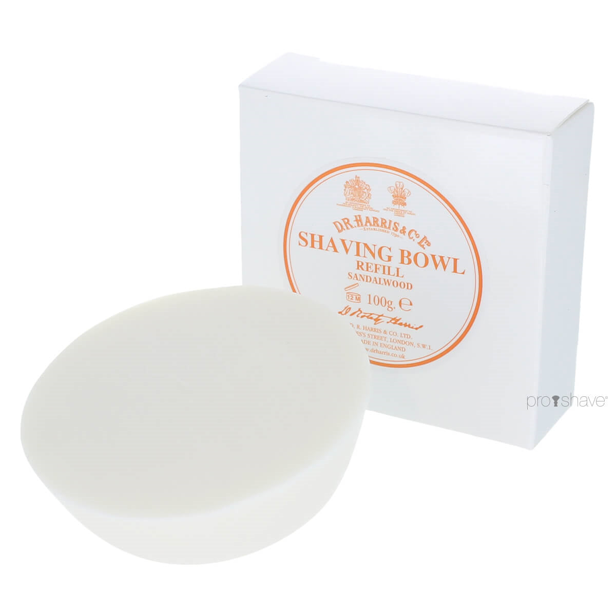 Harris   Co  Ltd Sandeltræ Barbersæbe  Refill  100 Gr
