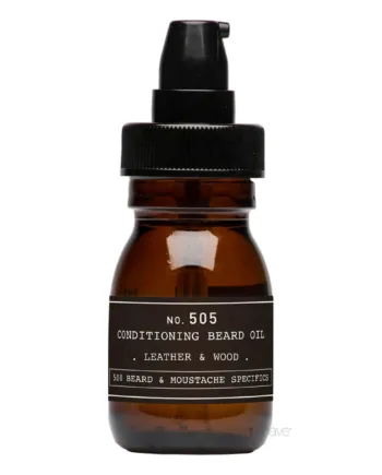 Depot The Male Tools   Co  Conditioning Beard Oil  Leather   Wood  No  505  30 Ml