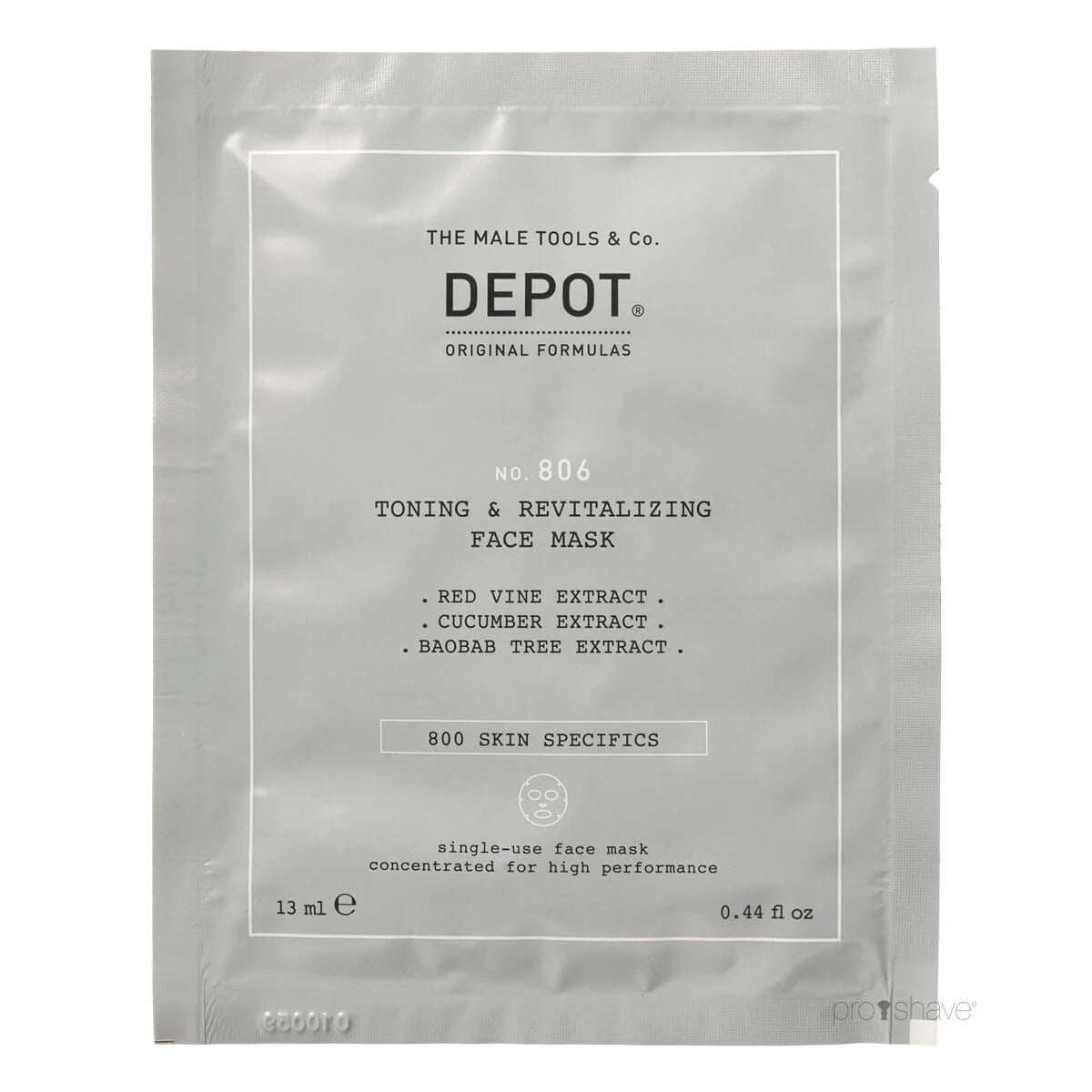 Depot The Male Tools   Co  Toning   Revitalizing Face Mask  No  806    Stk