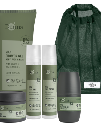 Derma Man Skin Care Kit: Face  Body   Hair