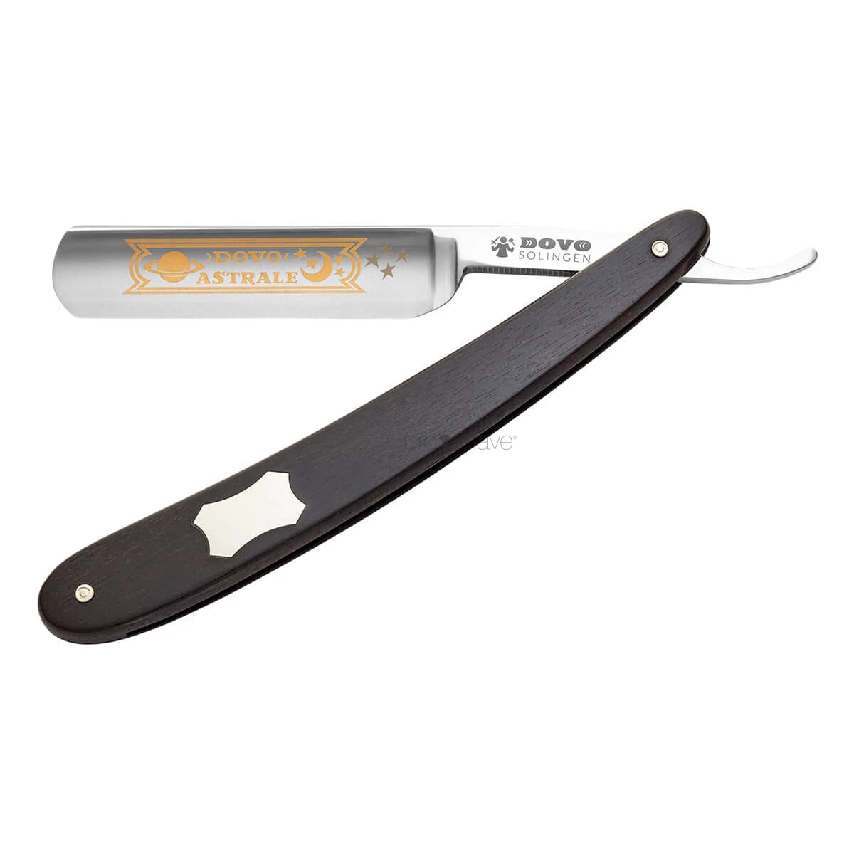 Dovo Solingen Straight Razor      Round Nose  Astrale  Ibenholt