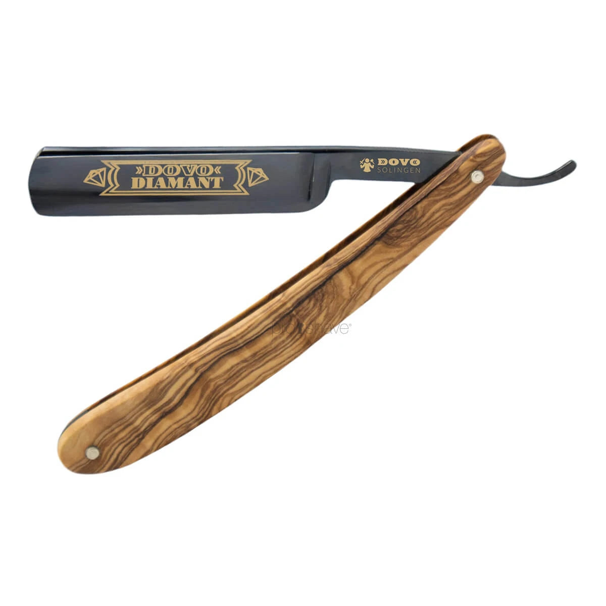 Dovo Solingen Straight Razor      Round Nose  Diamant  Oliventræ
