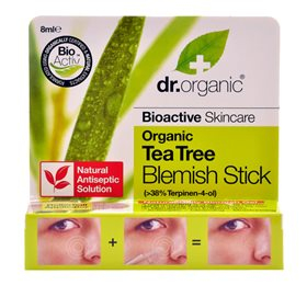 Dr  Organic Blemish Gel Stick Tea Tree  Bull    Ml