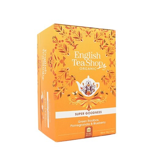English Tea Shop Green Rooibos  Pomegranate   Blueberry Te øko  20 Breve
