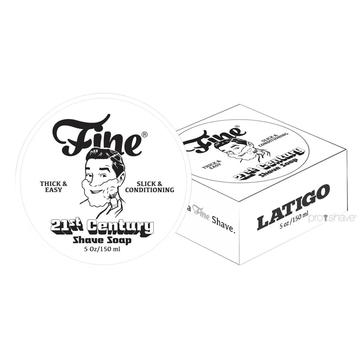 Fine Accoutrements Latigo Barbersæbe   Skål  150 Ml