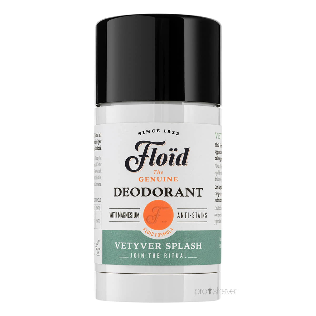 Floã   Deodorant Stick  Vetyver Splash  75 Ml